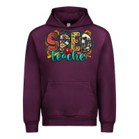 Mauve Wine special education teacher Urban Hoodie - Zillion Design Studio