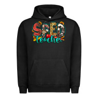 Pigment Black special education teacher Urban Hoodie - Zillion Design Studio