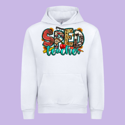 Special Education Teacher Urban Hoodie Designed By Zillion Design Studio