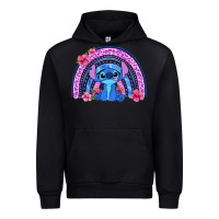 Black stitch rainbow Urban Hoodie - Zillion Design Studio