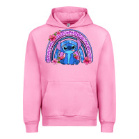 Fuchsia Pink stitch rainbow Urban Hoodie - Zillion Design Studio