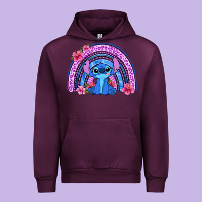 Stitch Rainbow Urban Hoodie Designed By Zillion Design Studio