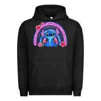 Pigment Black stitch rainbow Urban Hoodie - Zillion Design Studio