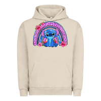 Pigment French Oak stitch rainbow Urban Hoodie - Zillion Design Studio