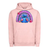 Pigment Salmon stitch rainbow Urban Hoodie - Zillion Design Studio