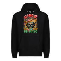 Black cinco de mayo (1) Premium Hoodie - CTS Tumbler Store