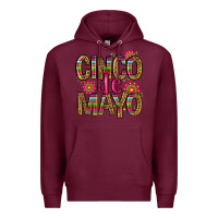 Burgundy cinco de mayo Premium Hoodie - CTS Tumbler Store