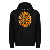 Black orange gemstone Premium Hoodie - RanaPortraitStore