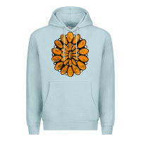 Blue Mist orange gemstone Premium Hoodie - RanaPortraitStore