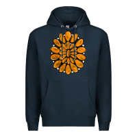 Navy orange gemstone Premium Hoodie - RanaPortraitStore