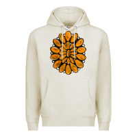 Oatmeal Heather orange gemstone Premium Hoodie - RanaPortraitStore