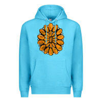 Ocean Blue orange gemstone Premium Hoodie - RanaPortraitStore