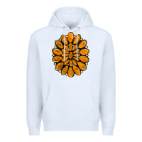 White orange gemstone Premium Hoodie - RanaPortraitStore