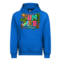 Cobalt summer vibes Urban Hoodie - Zillion Design Studio