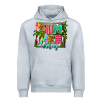 Heather Grey summer vibes Urban Hoodie - Zillion Design Studio