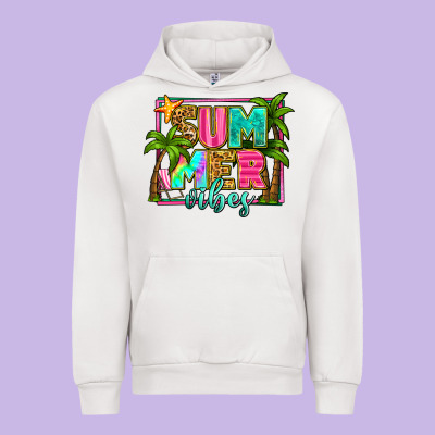 Summer Vibes Urban Hoodie Designed By Zillion Design Studio