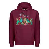 Burgundy show mom horse Premium Hoodie - Zillion Design Studio