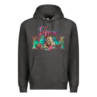 Charcoal Heather show mom horse Premium Hoodie - Zillion Design Studio