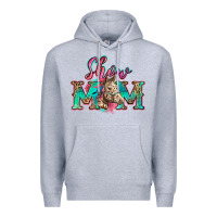 Heather Grey show mom horse Premium Hoodie - Zillion Design Studio
