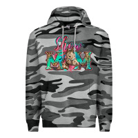 Slate Camo show mom horse Premium Hoodie - Zillion Design Studio