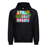Black sun salt sand summer Urban Hoodie - Zillion Design Studio