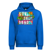Cobalt sun salt sand summer Urban Hoodie - Zillion Design Studio
