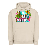Pigment French Oak sun salt sand summer Urban Hoodie - Zillion Design Studio