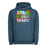 Pigment Midnight Navy sun salt sand summer Urban Hoodie - Zillion Design Studio