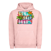 Pigment Salmon sun salt sand summer Urban Hoodie - Zillion Design Studio