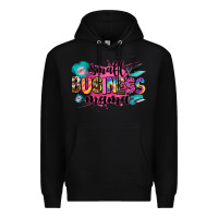 Black small business mama Premium Hoodie - Zillion Design Studio