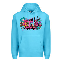 Ocean Blue small business mama Premium Hoodie - Zillion Design Studio