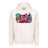 Pale Pink small business mama Premium Hoodie - Zillion Design Studio