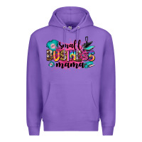 Purple small business mama Premium Hoodie - Zillion Design Studio