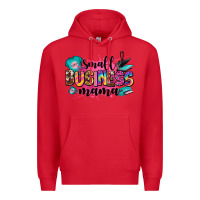 Red small business mama Premium Hoodie - Zillion Design Studio