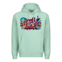 Seafoam small business mama Premium Hoodie - Zillion Design Studio