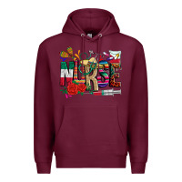 Burgundy cinco de mayo nurse Premium Hoodie - CTS Tumbler Store