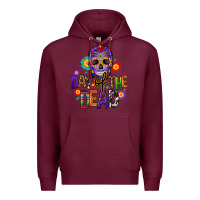 Burgundy day of the dead mexico Premium Hoodie - CTS Tumbler Store