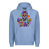 Colony Blue day of the dead mexico Premium Hoodie - CTS Tumbler Store