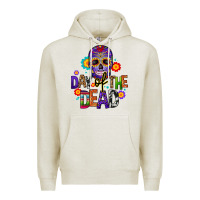 Oatmeal Heather day of the dead mexico Premium Hoodie - CTS Tumbler Store
