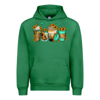 Emerald sunflowers coffee cups Urban Hoodie - Zillion Design Studio