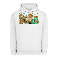 Pigment Lunar Rock sunflowers coffee cups Urban Hoodie - Zillion Design Studio