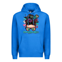 True Royal small business messy bun Premium Hoodie - Zillion Design Studio