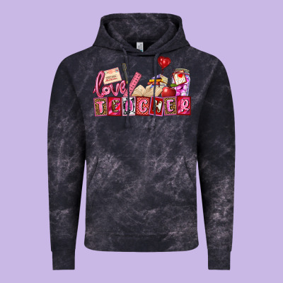 Valentines Day Teacher Vintage Hoodie Designed By Adodesignshop