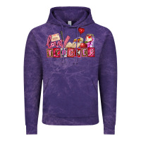 Cloud Purple valentines day teacher Vintage Hoodie - AdoDesignShop