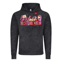 Vintage Black valentines day teacher Vintage Hoodie - AdoDesignShop