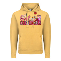 Vintage Mustard valentines day teacher Vintage Hoodie - AdoDesignShop
