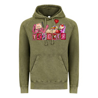 Vintage Olive valentines day teacher Vintage Hoodie - AdoDesignShop