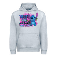 Heather Grey touch me and i will bite you stitch Urban Hoodie - Zillion Design Studio