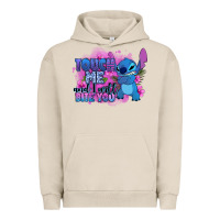 Pigment French Oak touch me and i will bite you stitch Urban Hoodie - Zillion Design Studio