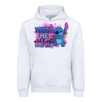 White touch me and i will bite you stitch Urban Hoodie - Zillion Design Studio